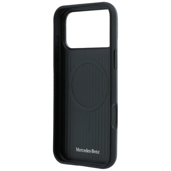 Mercedes Leather Semi Wrap with Iconic Line MagSafe Apple iPhone 18 Pro / 17 Pro anthracite