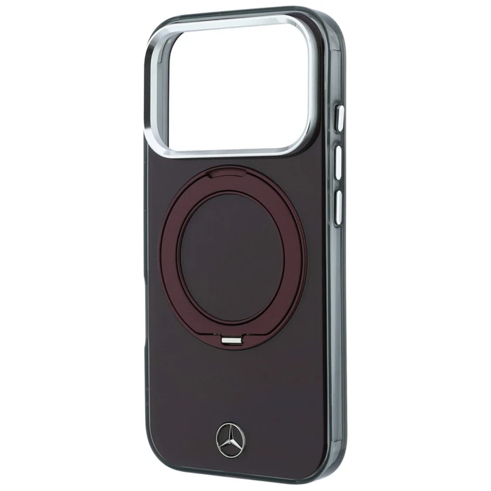 Mercedes Ring Stand Iconic Logo MagSafe Apple iPhone 18 Pro / 17 Pro burgundy