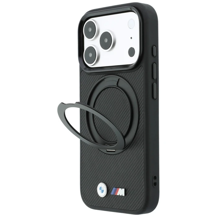 BMW Kevlar Ring Stand 360 MagSafe Apple iPhone 18 Pro Max / 17 Pro Max black
