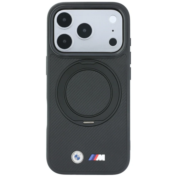 BMW Kevlar Ring Stand 360 MagSafe Apple iPhone 18 Pro Max / 17 Pro Max black