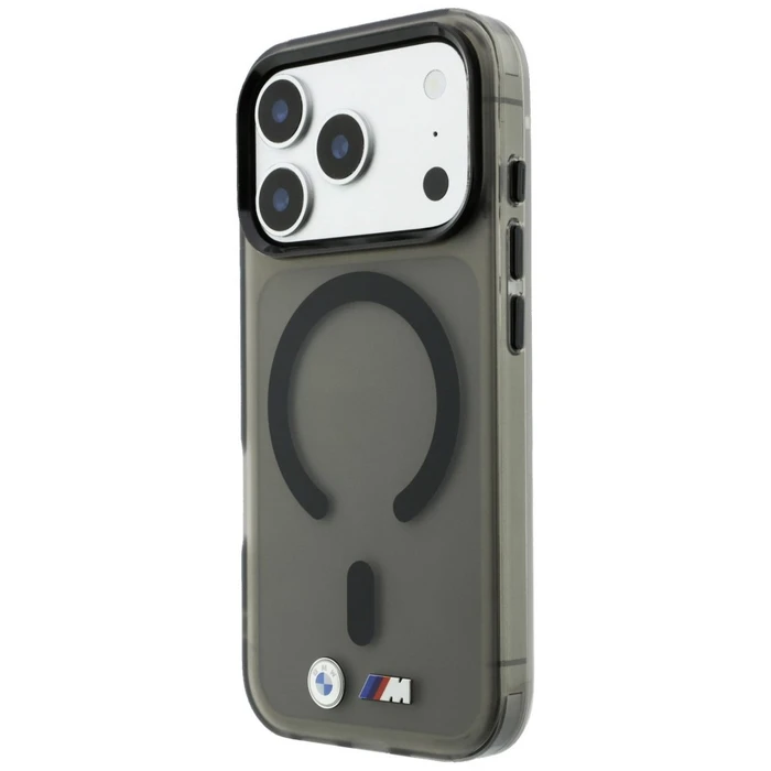 BMW M IML Frosted Metal Logo & Trims MagSafe Apple iPhone 18 Pro / 17 Pro black
