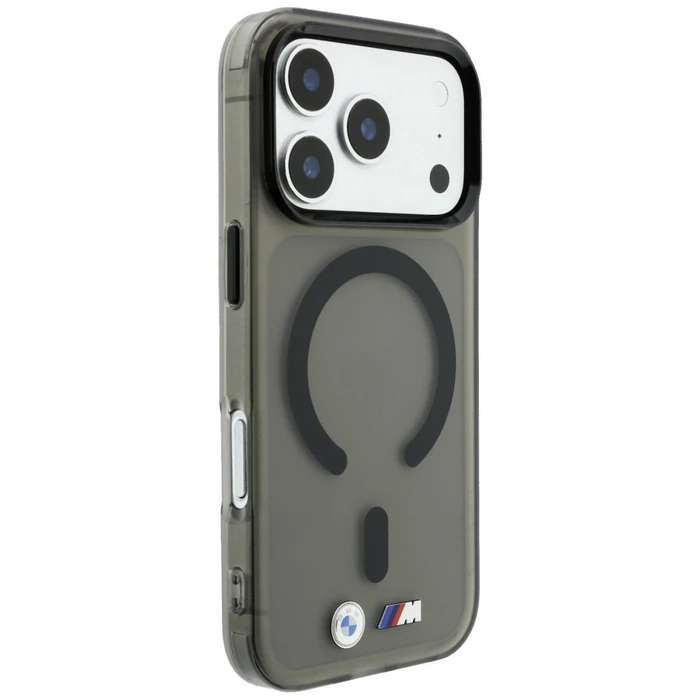 BMW M IML Frosted Metal Logo & Trims MagSafe Apple iPhone 18 Pro / 17 Pro black