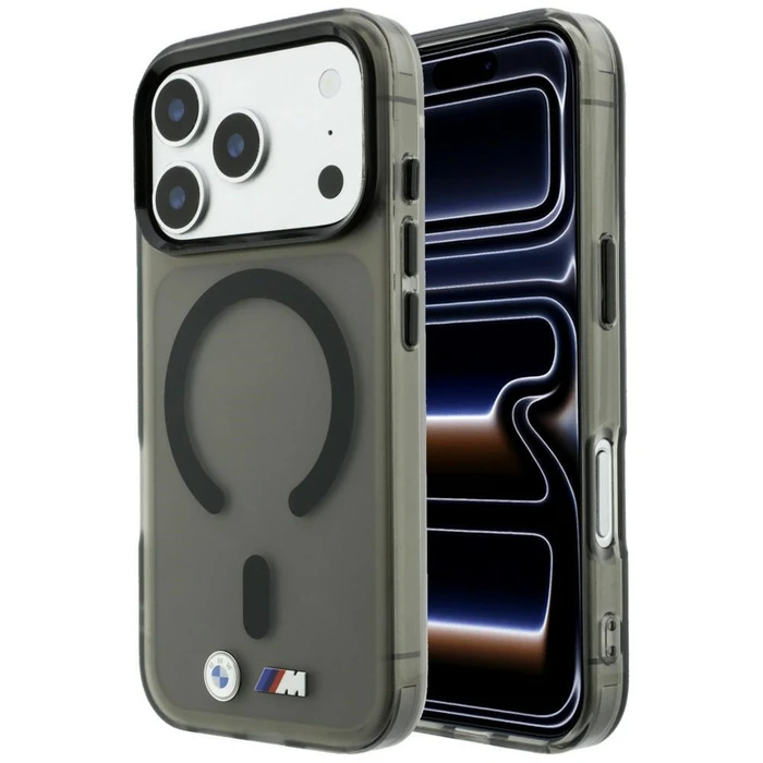 BMW M IML Frosted Metal Logo & Trims MagSafe Apple iPhone 18 Pro Max / 17 Pro Max black