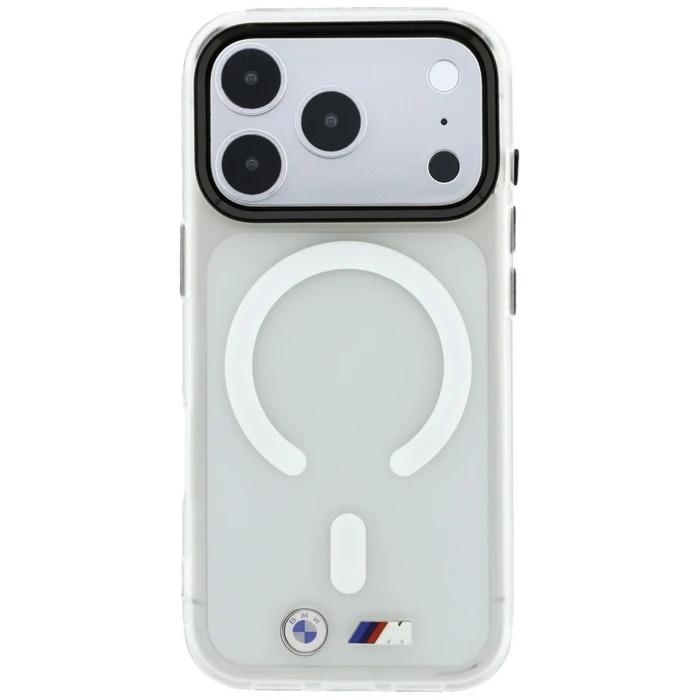 BMW M IML Frosted Metal Logo & Trims MagSafe Apple iPhone 18 Pro Max / 17 Pro Max clear