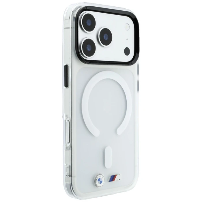 BMW M IML Frosted Metal Logo & Trims MagSafe Apple iPhone 18 Pro Max / 17 Pro Max clear