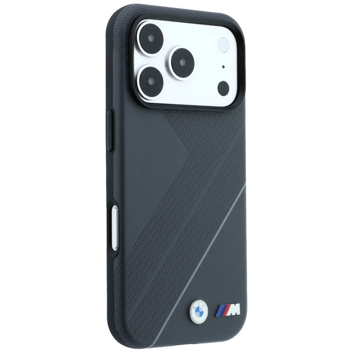 BMW M Tire Track with Silver Line MagSafe Apple iPhone 18 Pro / 17 Pro anthracite