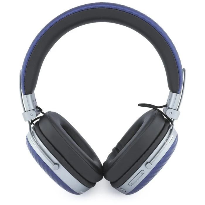 BMW Carbon Metal Parts and Logos Bluetooth ENC Over-Ear Headphones navy blue