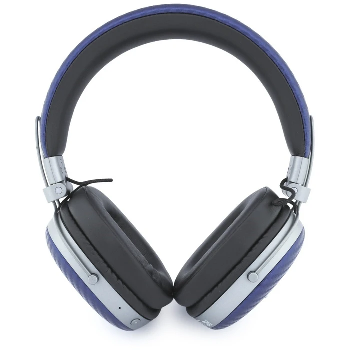 BMW Carbon Metal Parts and Logos Bluetooth ENC Over-Ear Headphones navy blue