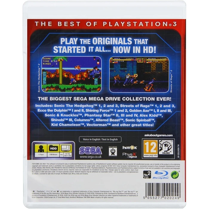 Παιχνίδι PS3 MEGADRIVE ULTIMATE COLLECTION