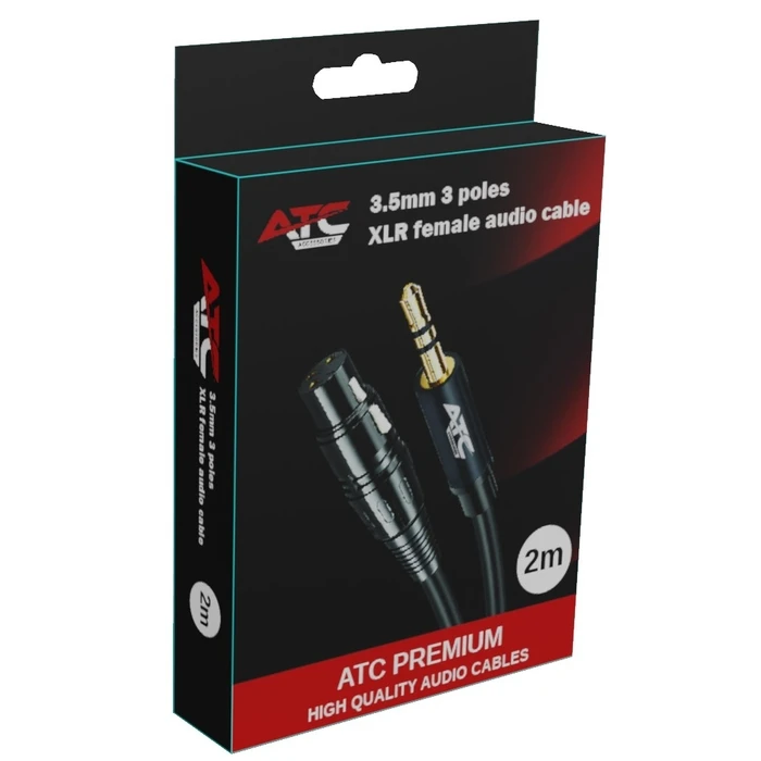 Καλώδιο Ήχου ATC 3.5mm 3 poles - XLR female 2m