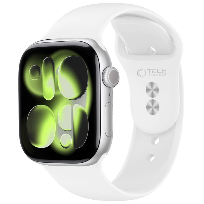 Tech-Protect Silicone Apple Watch 8 / 9 / 10 / 11 / 12 / SE 40/41/42 mm White