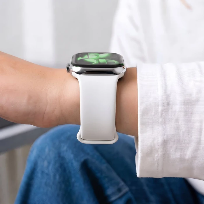 Tech-Protect Silicone Apple Watch 8 / 9 / 10 / 11 / 12 / SE 40/41/42 mm White