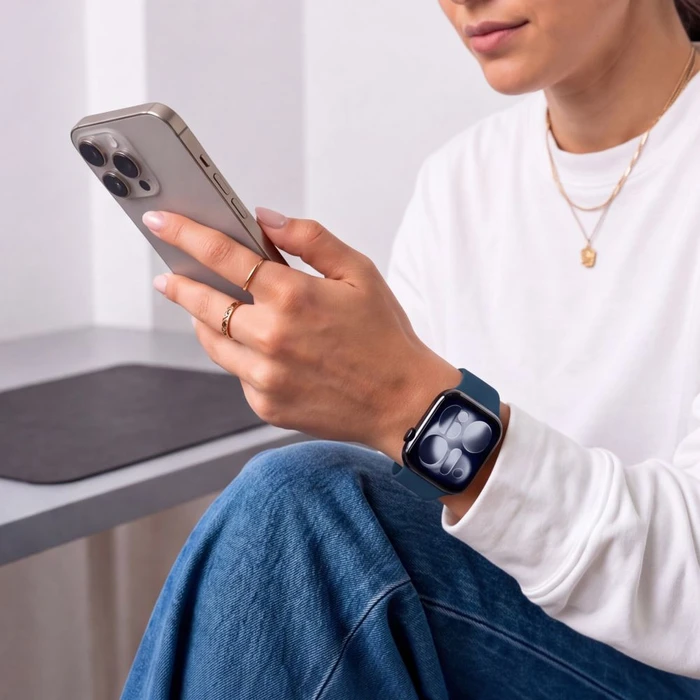 Tech-Protect Silicone Apple Watch 8 / 9 / 10 / 11 / 12 / SE 40/41/42 mm Navy Blue