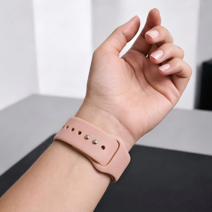 Tech-Protect Silicone Apple Watch 8 / 9 / 10 / 11 / 12 / SE / Ultra 44/45/46/49 mm Dusty Rose