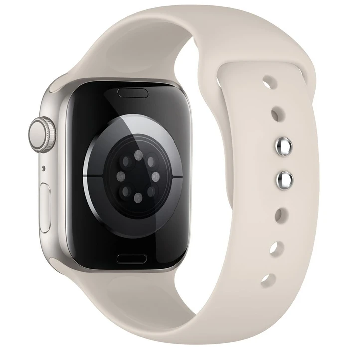 Tech-Protect Silicone Apple Watch 8 / 9 / 10 / 11 / 12 / SE / Ultra 44/45/46/49 mm Starlight