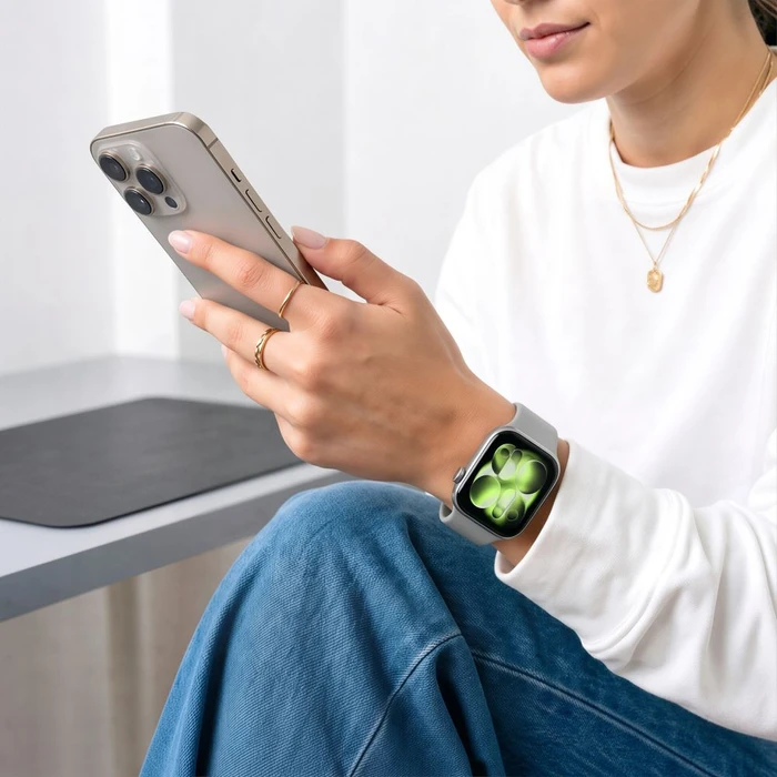 Tech-Protect Silicone Apple Watch 8 / 9 / 10 / 11 / 12 / SE / Ultra 44/45/46/49 mm Lunar Grey