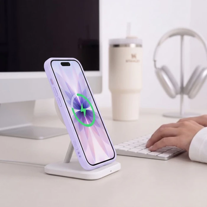 Tech-Protect MagPeak MagSafe CC Apple iPhone 17 Matte Lavender