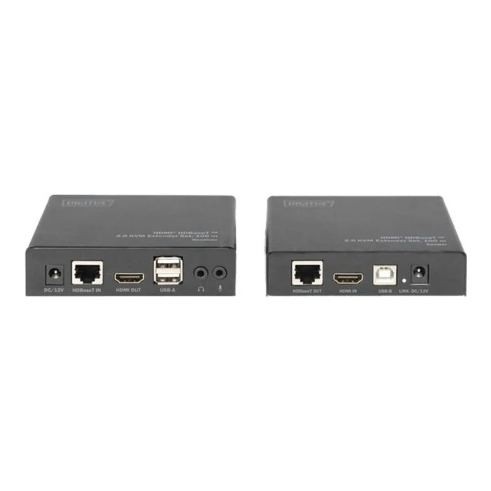 KVM Extender Digitus DS-55505 - Set - KVM-/Audio-/USB-Extender - HDBaseT 2.0