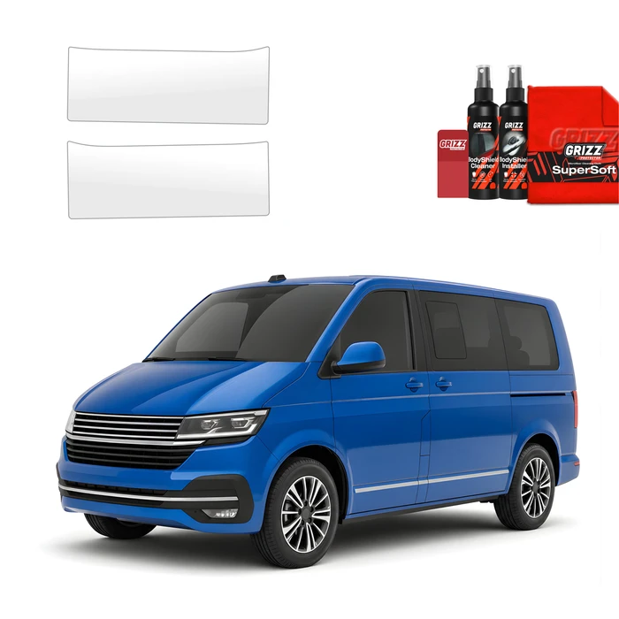 GrizzGlass BodyShield Door Sill Protective Film Volkswagen Transporter T6.1 (2015-2019) [2in1]