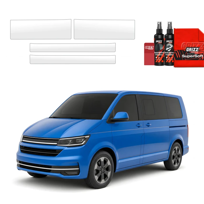 GrizzGlass BodyShield Door Sill Protective Film Volkswagen California T7 (2021-2026) [4in1]