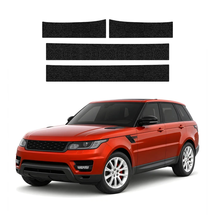 GrizzGlass HeavyDuty Black Door Sill Protective Film Range Rover Sport 2 (2013-2022) [4in1]