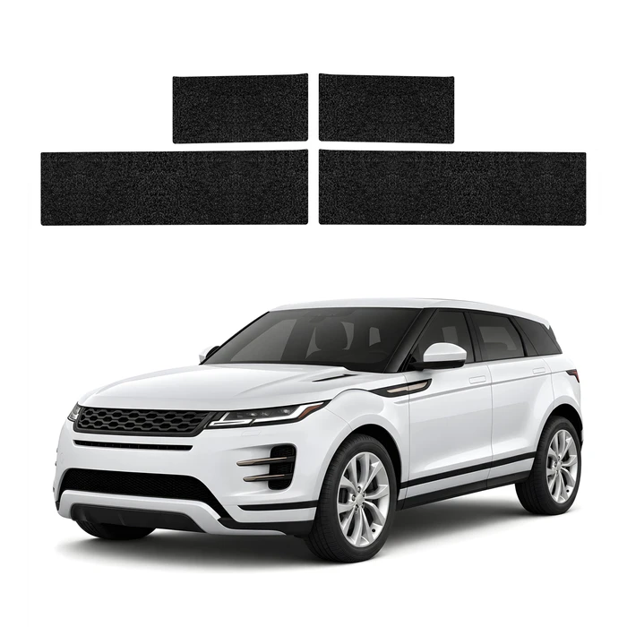 GrizzGlass HeavyDuty Black Door Sill Protective Film Range Rover Evoque 2 (2018-2026) [4in1]