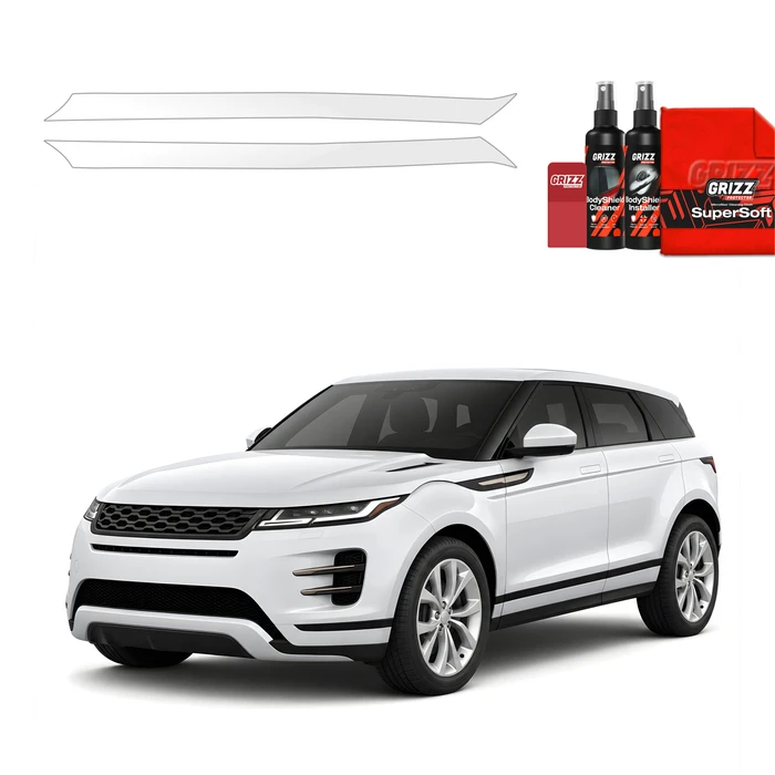 GrizzGlass BodyShield Front Car Pillar Protective Film Range Rover Evoque 2 (2018-2026) [2in1]