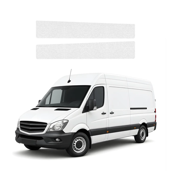 GrizzGlass HeavyDuty Clear Door Sill Protective Film Mercedes Benz Sprinter W906 (2006-2018) [2in1]