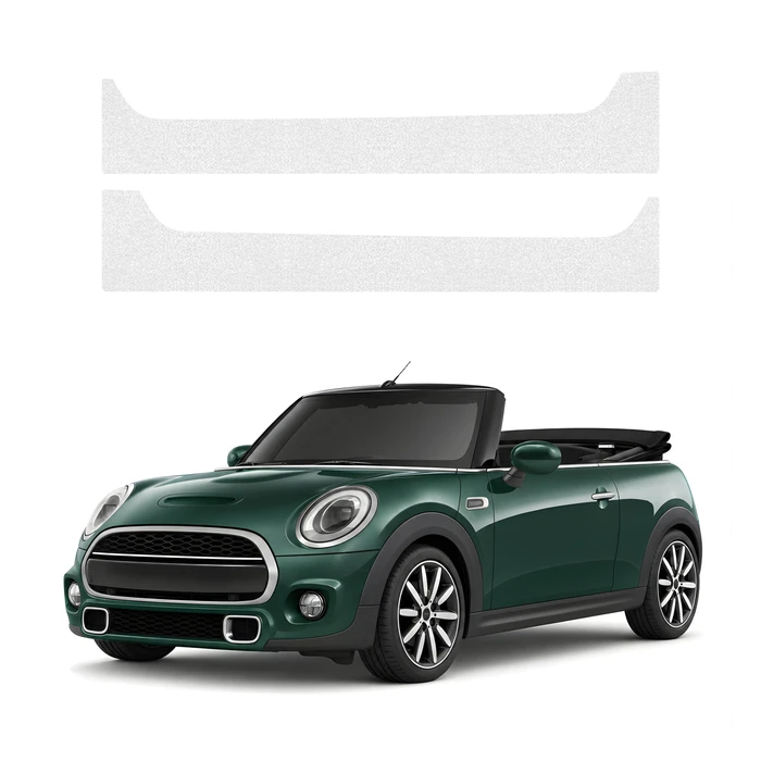 GrizzGlass HeavyDuty Clear Door Sill Protective Film Mini Cooper S Cabrio F57 Facelift (2015-2024) [2in1]