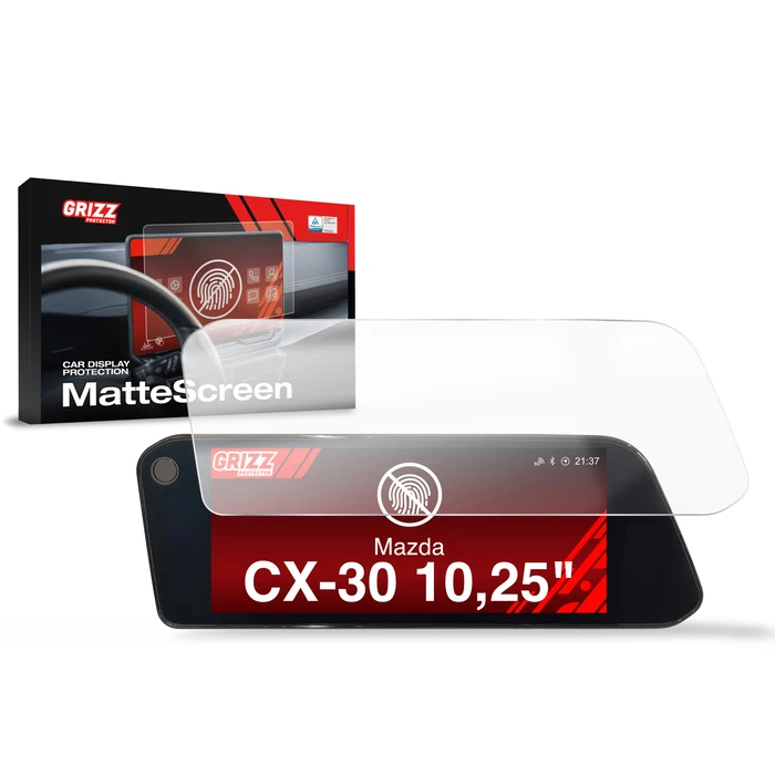 Matte GrizzGlass CarDisplay Protection Mazda CX-30 10,25" (2025-2026)