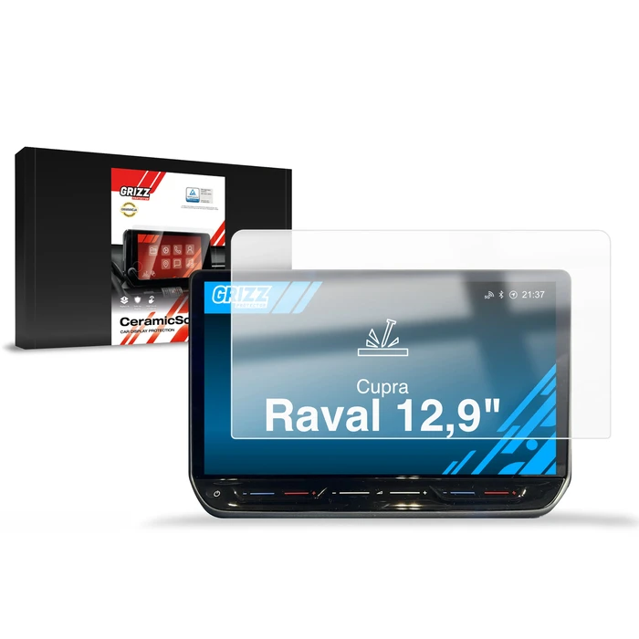 Ceramic GrizzGlass CarDisplay Protection Cupra Raval 12,9" (2026)