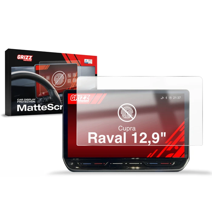 Matte GrizzGlass CarDisplay Protection Cupra Raval 12,9" (2026)