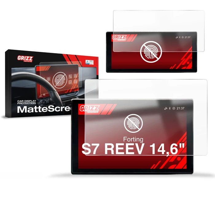 Matte GrizzGlass CarDisplay Protection Forthing S7 REEV 14,6" (2026) [2in1]