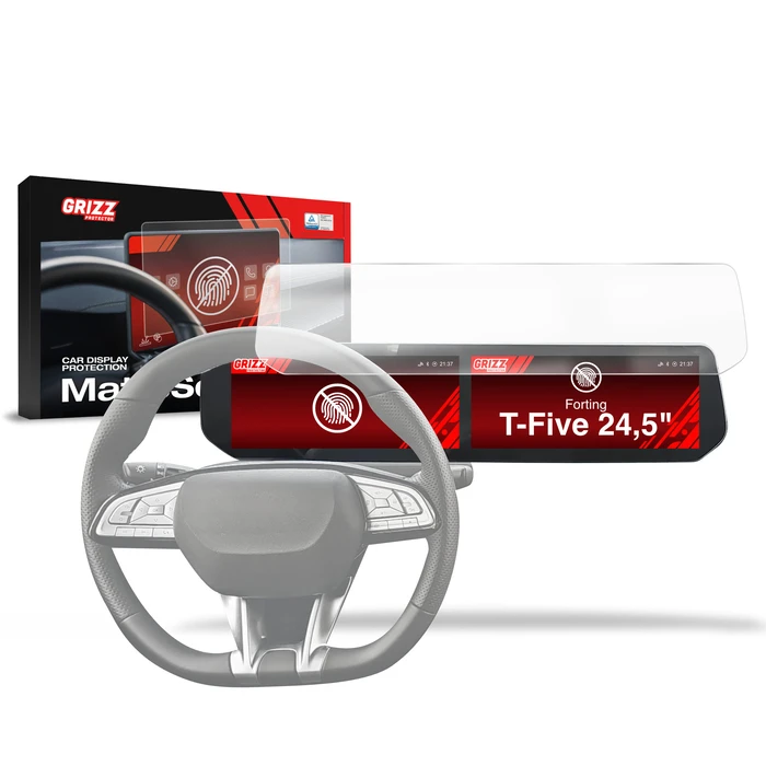 Matte GrizzGlass CarDisplay Protection Forthing T-Five 24,5" (2025)