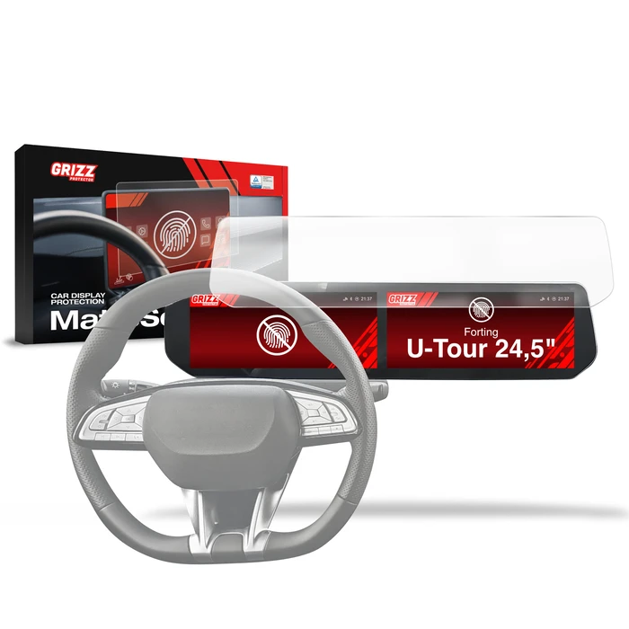Matte GrizzGlass CarDisplay Protection Forthing U-Tour 24,5" (2025)