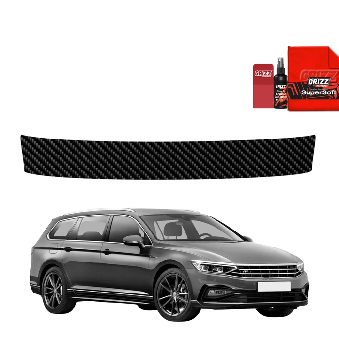 GrizzGlass BodyShield Carbon Trunk Sill Protective Film Volkswagen Passat B8 Kombi Facelift (2019-2022)