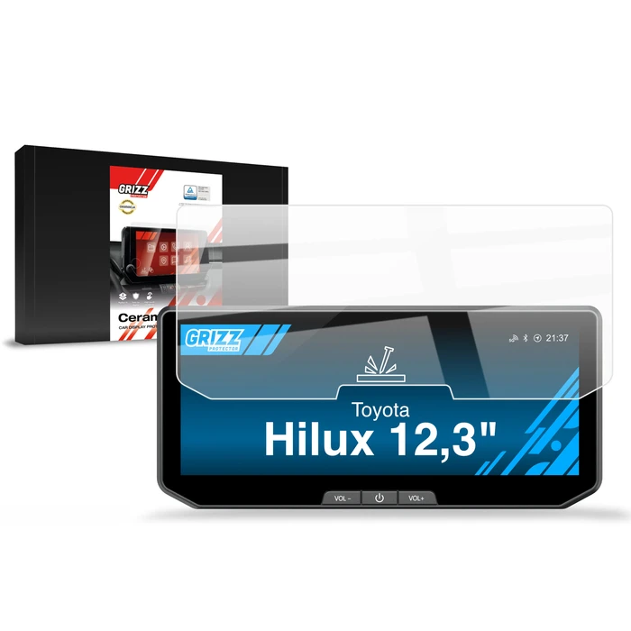 Ceramic GrizzGlass CarDisplay Protection Toyota Hilux 12,3" (2026)