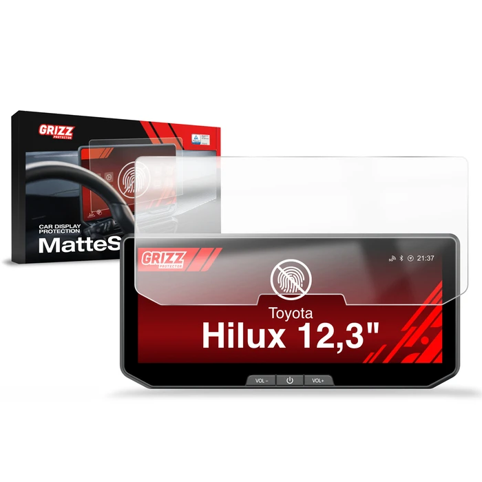Matte GrizzGlass CarDisplay Protection Toyota Hilux 12,3" (2026)