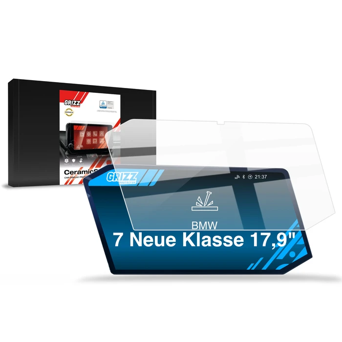 Ceramic GrizzGlass CarDisplay Protection BMW 7 Neue Klasse 17,9" (2026)