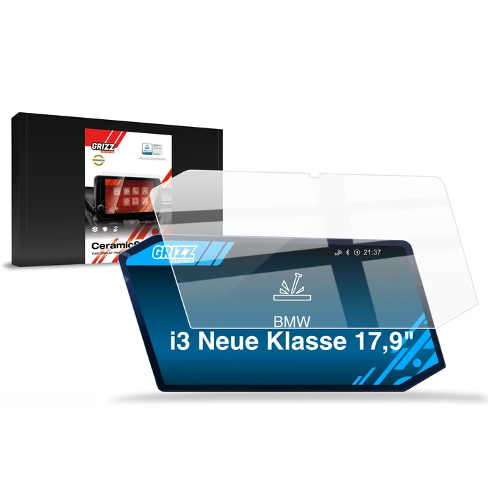 Ceramic GrizzGlass CarDisplay Protection BMW i3 Neue Klasse 17,9" (2026)
