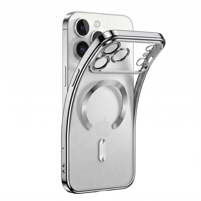 Tech-Protect Magflex MagSafe Apple iPhone 17 Pro Max / 18 Pro Max Shiny Silver