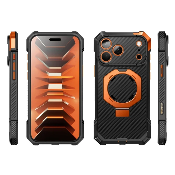 Supcase UB Grip Mag MagSafe Apple iPhone 17 Pro Max / 18 Pro Max Aramid Black/orange