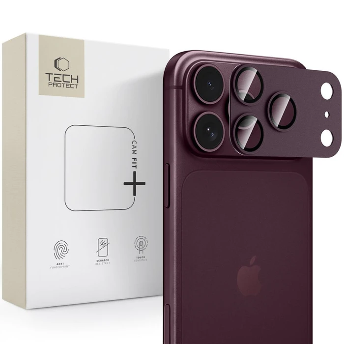 Tech-Protect Camfull Fit+ Apple iPhone 18 Pro Max Burgundy