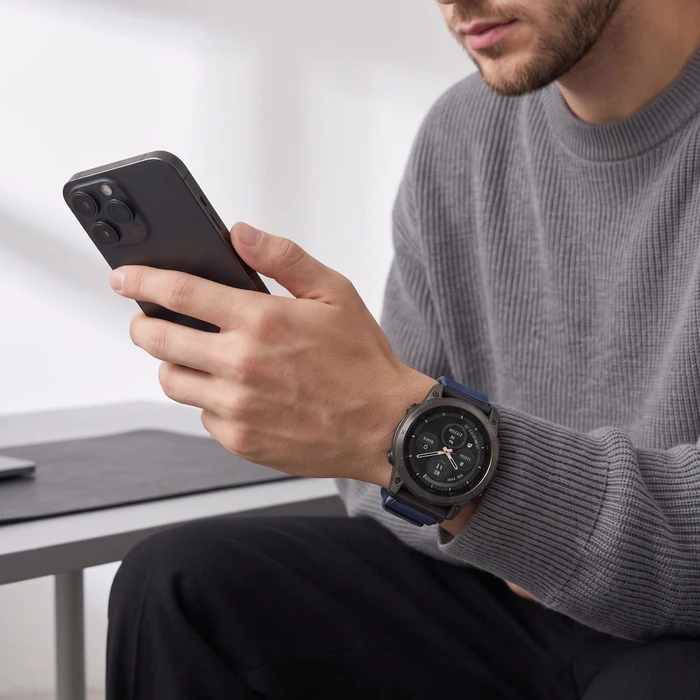 Tech-Protect Nylon Classic Garmin Fenix 5x / 5x Plus / 6x / 6x Pro / 7x / 8 / 8 Pro / 9 / 9 Pro 51 mm Midnight Navy