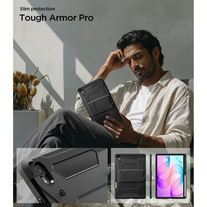 Spigen Tough Armor Pro Samsung Galaxy Tab S12+ Plus 12.6 X840 / X846b Black