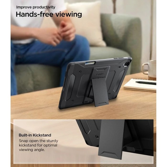 Spigen Tough Armor Pro Samsung Galaxy Tab S12+ Plus 12.6 X840 / X846b Black