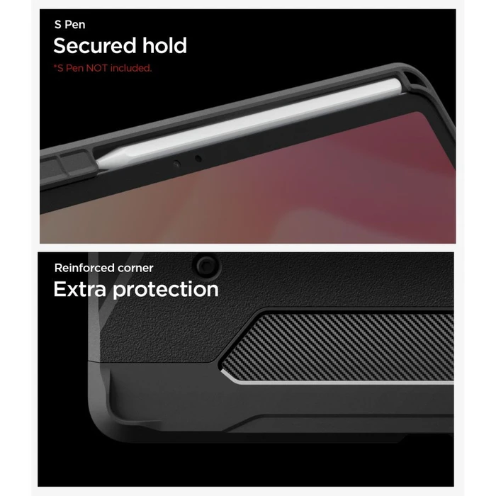 Spigen Tough Armor Pro Samsung Galaxy Tab S12+ Plus 12.6 X840 / X846b Black