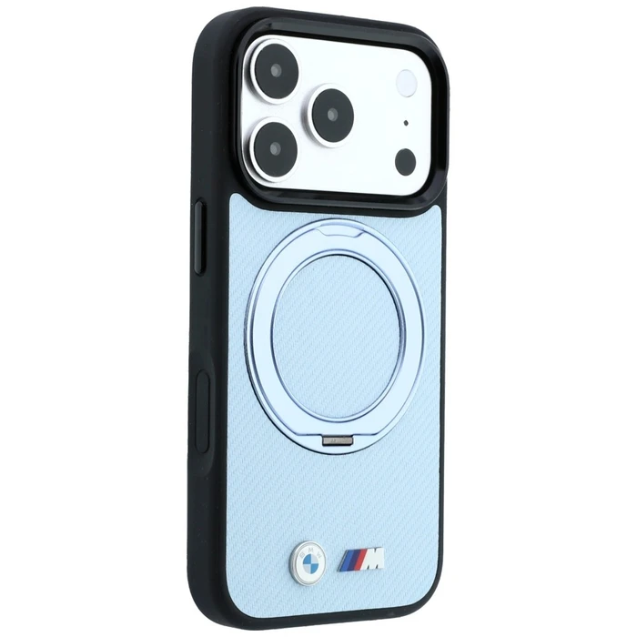 BMW Kevlar Ring Stand 360 MagSafe Apple iPhone 18 Pro / 17 Pro blue