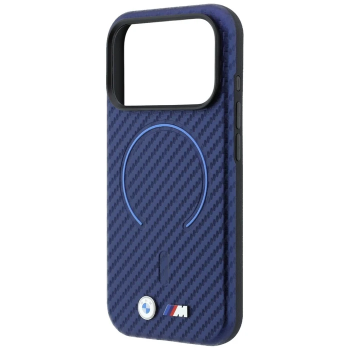 BMW M Carbon Printed Ring MagSafe Apple iPhone 18 Pro / 17 Pro navy blue