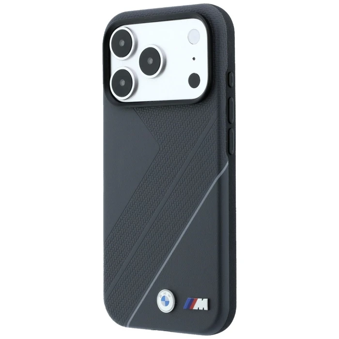 BMW M Tire Track with Silver Line MagSafe Apple iPhone 18 Pro Max / 17 Pro Max anthracite